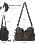 ANGELKISS Light Vintage Commuter Tote