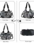 Ladies exquisite chic denim handbag satchel | Angel kiss