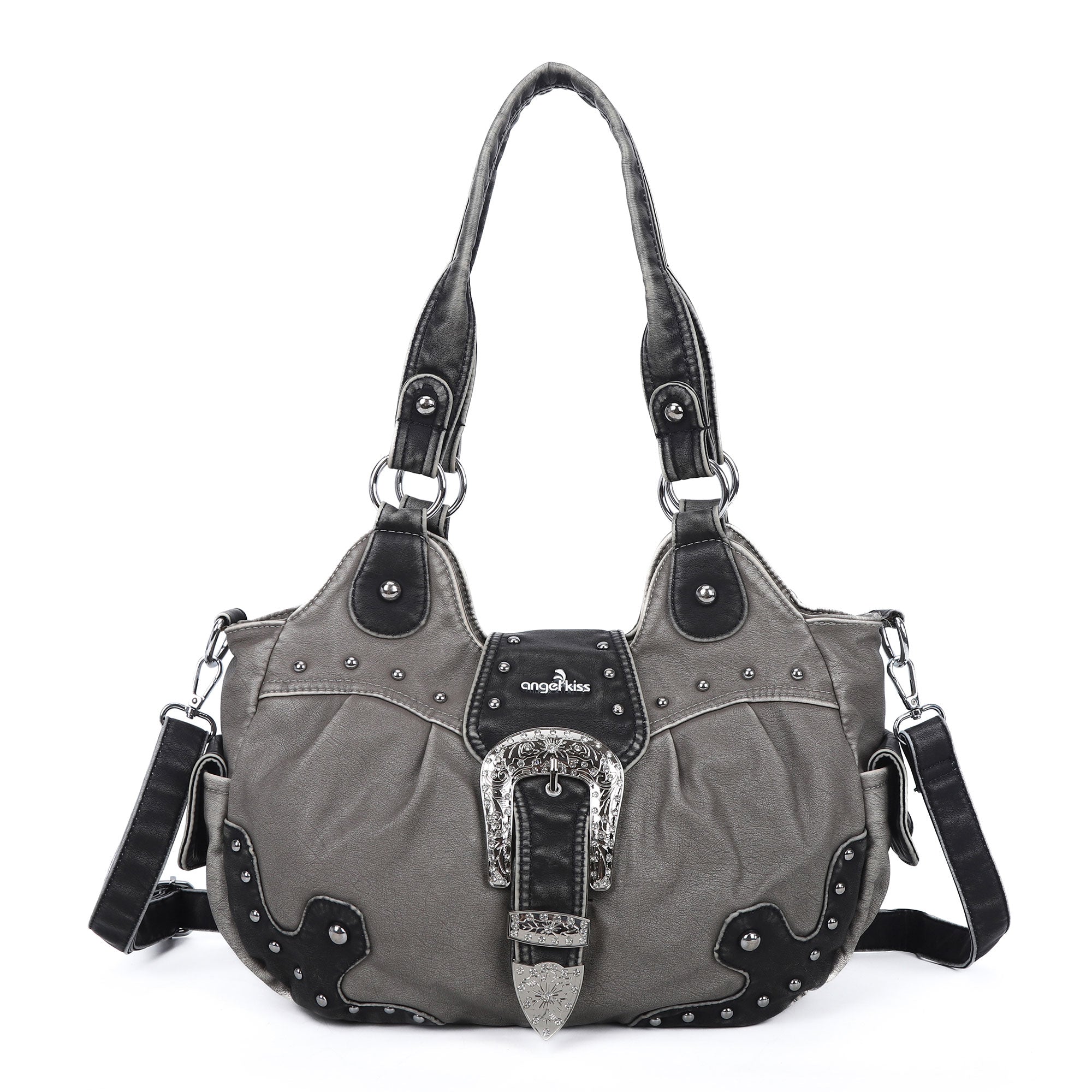 Ladies exquisite chic denim handbag satchel | Angel kiss-Angelkiss Bag