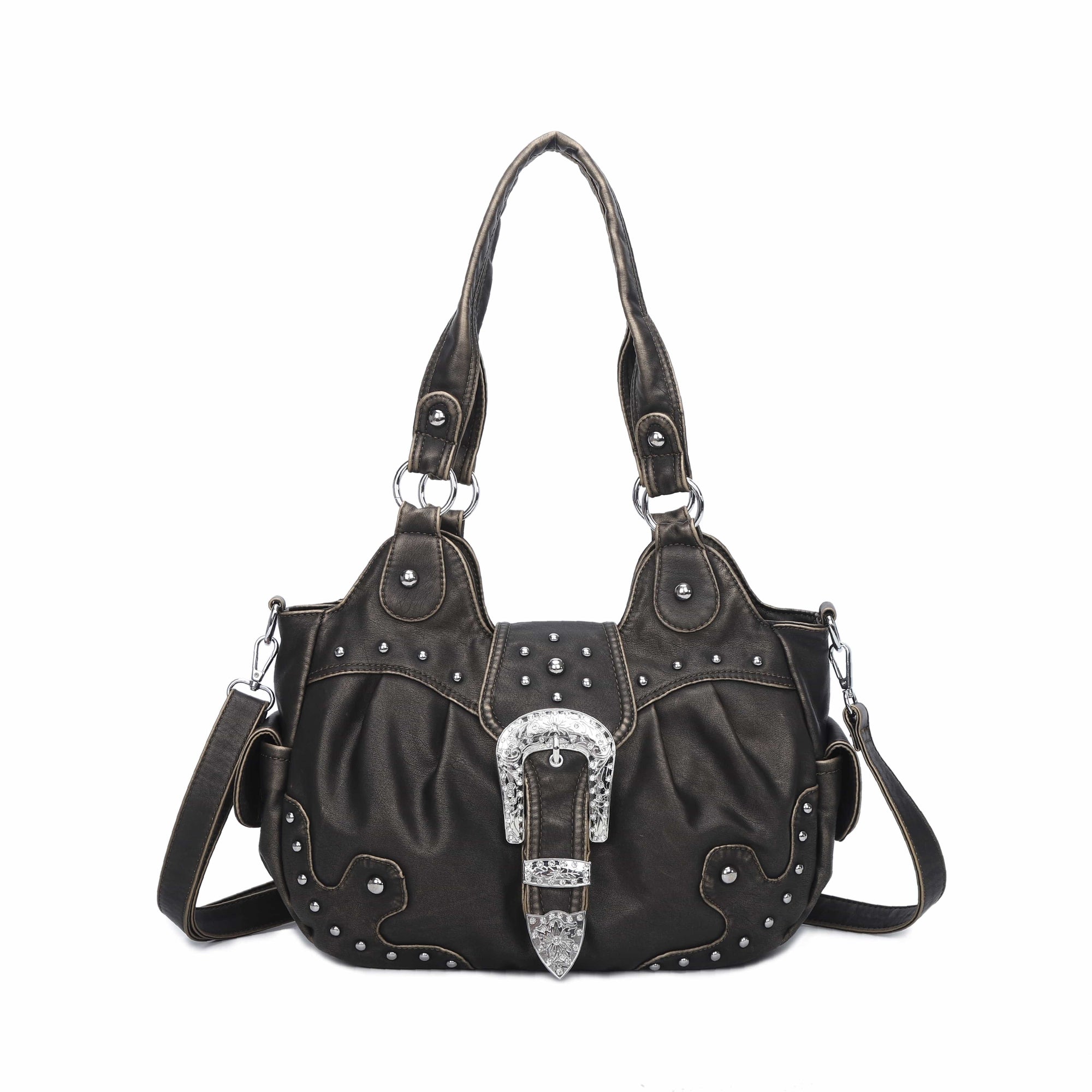 Ladies exquisite chic denim handbag satchel | Angel kiss-Angelkiss Bag