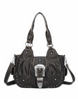 Ladies exquisite chic denim handbag satchel | Angel kiss-Angelkiss Bag