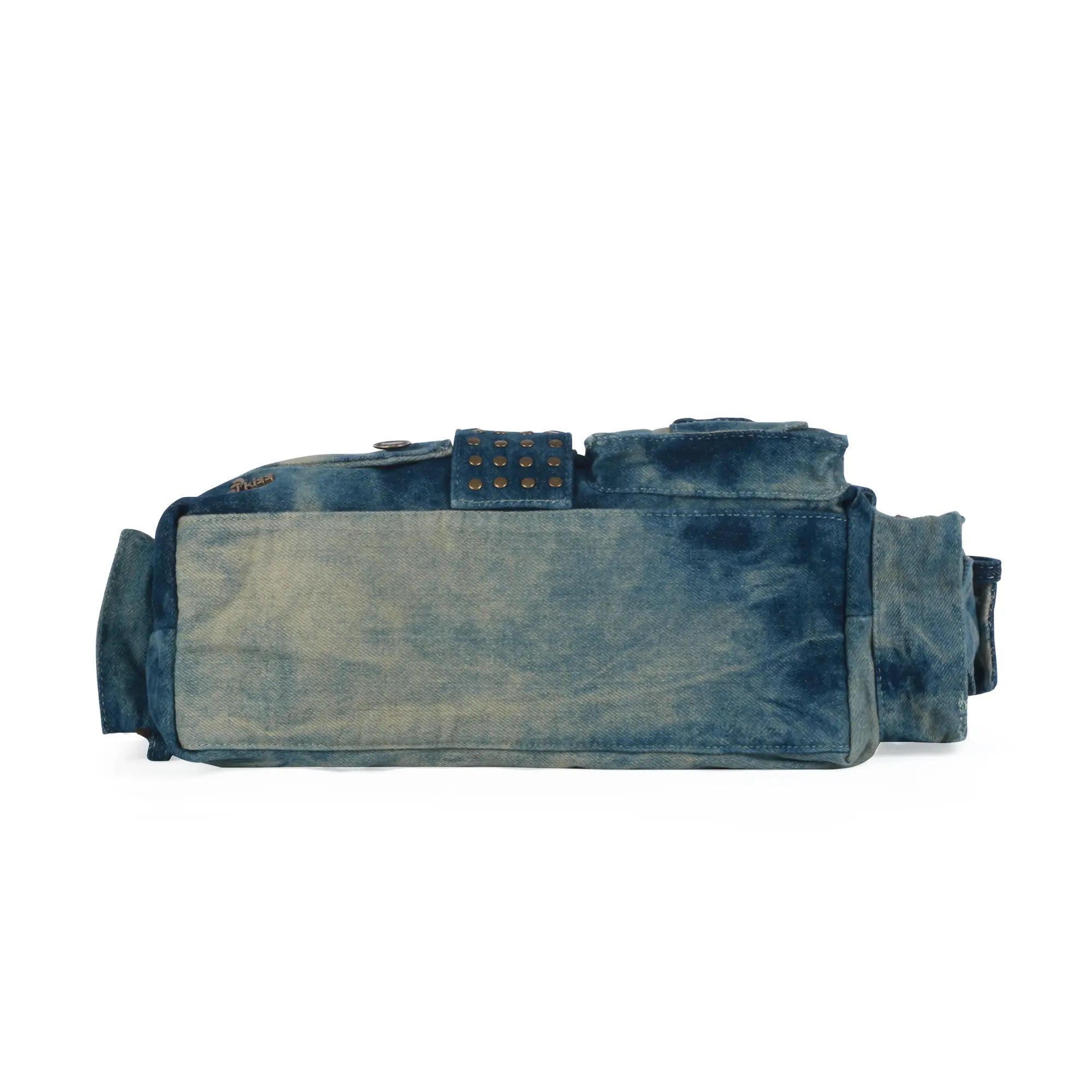 Colorful Denim Purse | Versatile Carry: Handheld, Shoulder, or Crossbody