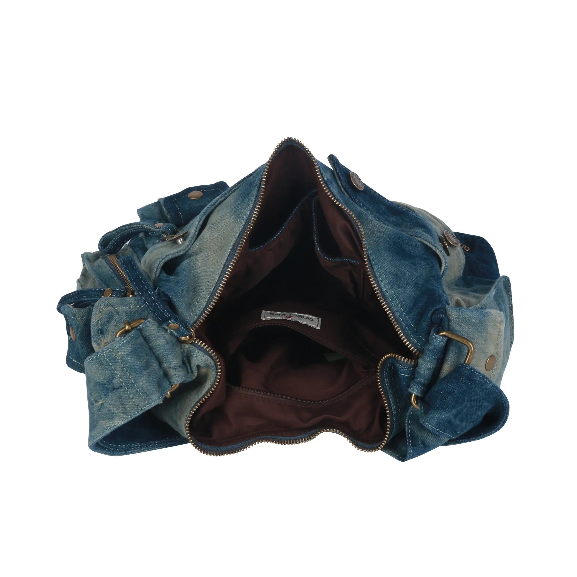 Colorful Denim Purse | Versatile Carry: Handheld, Shoulder, or Crossbody