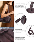 Multi-Pocket Bowling Shoulder Bag with Detachable Crossbody Strap