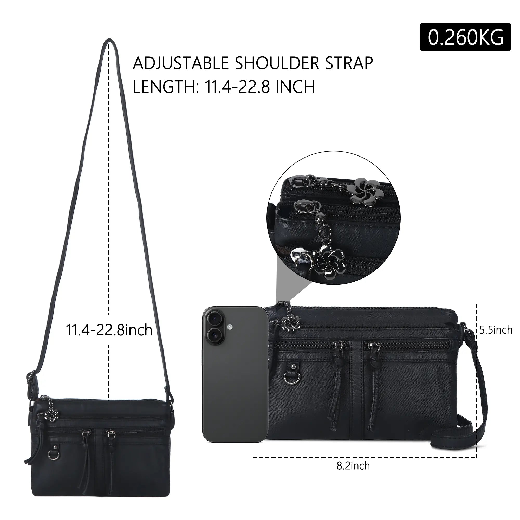 Bolso bandolera de moda para mujer