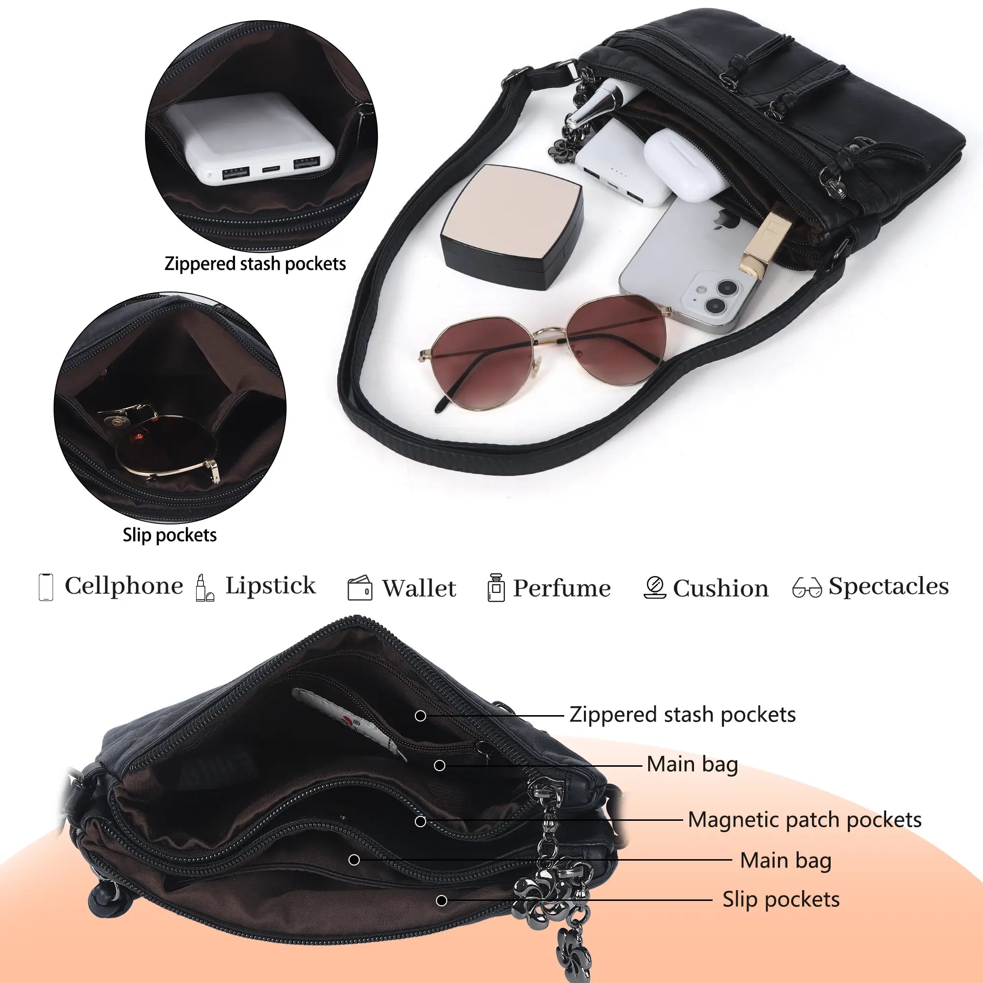 Bolso bandolera de moda para mujer