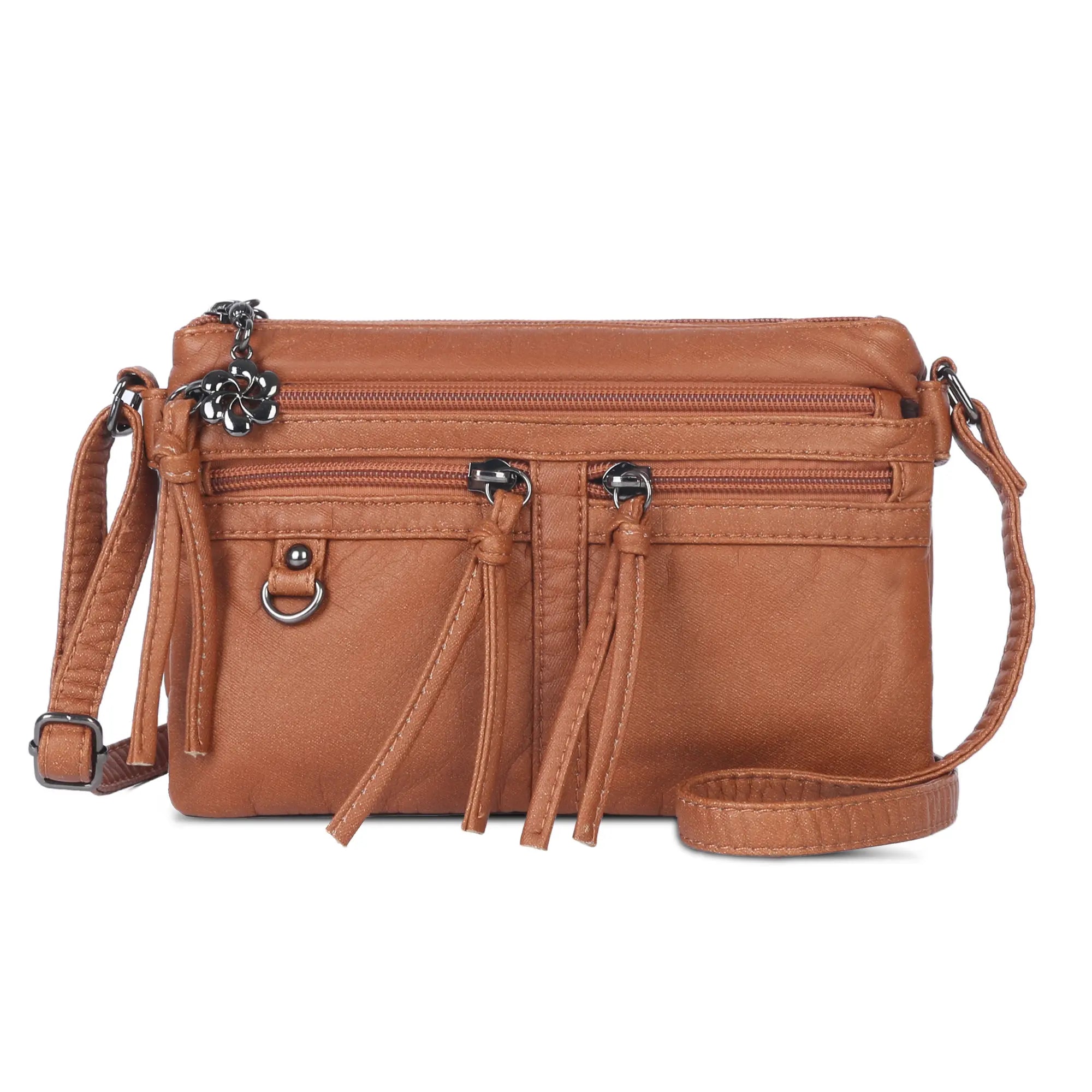 Wallet shoulder bag／ミニポーチ付／ブラック アーペーセー ショルダーバッグ ミニバッグ ネックポーチ