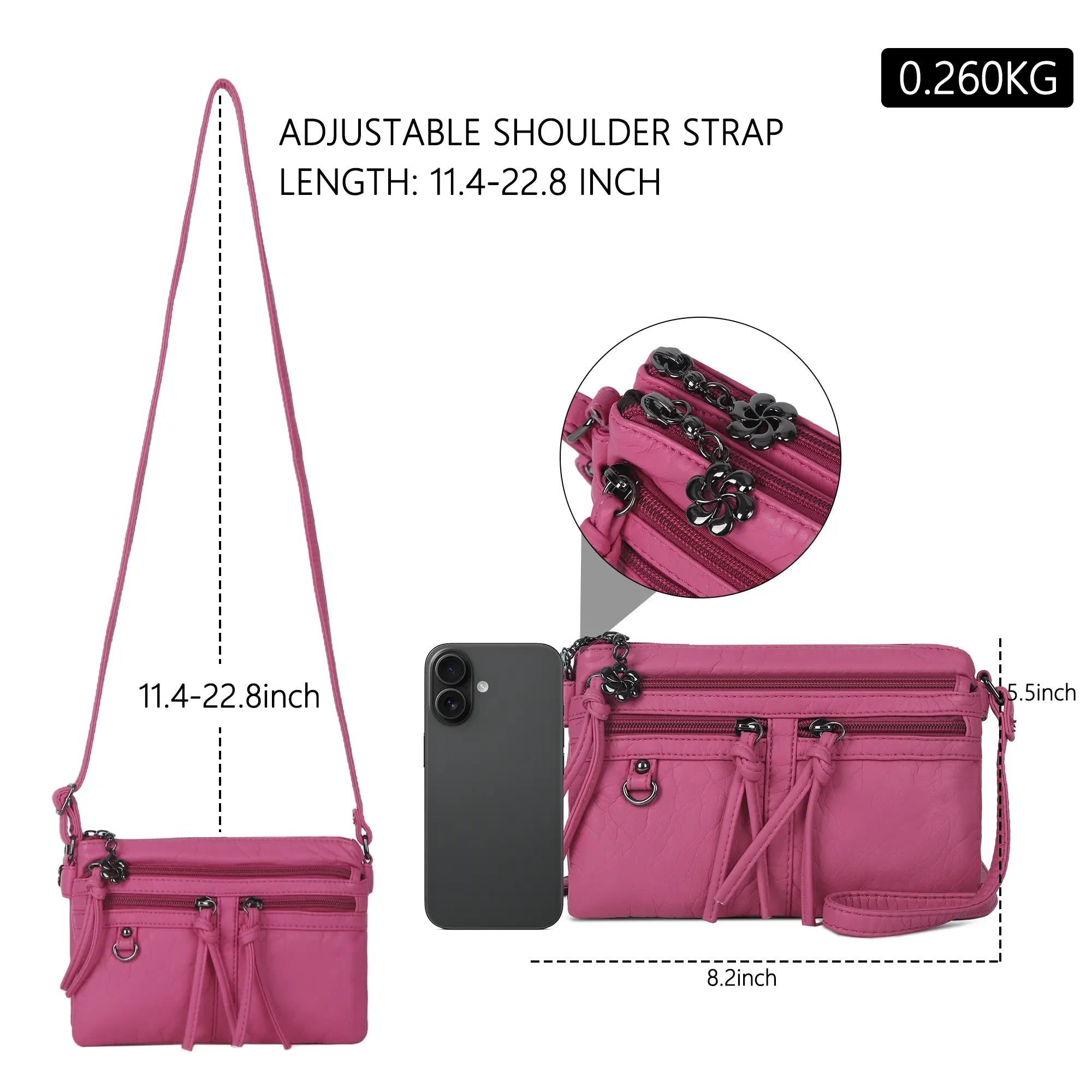 Bolso bandolera de moda para mujer