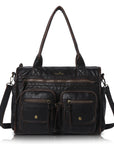 Work Handbag Backpack - PU Leather Laptop Bag for Women