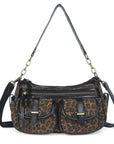 Classic fashion leopard print diagonal shoulder bag Tote purse