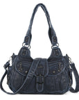 Vintage-Inspired Designer Women’s Shoulder Bag – Multi-Pocket, Functional, Adjustable Strap, Available in Multiple Colors