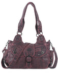 Vintage-Inspired Designer Women’s Shoulder Bag – Multi-Pocket, Functional, Adjustable Strap, Available in Multiple Colors