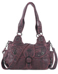 Vintage-Inspired Designer Women’s Shoulder Bag – Multi-Pocket, Functional, Adjustable Strap, Available in Multiple Colors