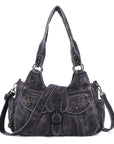 Vintage-Inspired Designer Women’s Shoulder Bag – Multi-Pocket, Functional, Adjustable Strap, Available in Multiple Colors