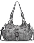 Women's retro fashion multi-compartment large capacity hobo bag | angel kiss bag-Angelkiss Bag