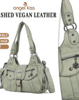Vintage-Inspired Designer Women’s Shoulder Bag – Multi-Pocket, Functional, Adjustable Strap, Available in Multiple Colors