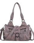 Vintage-Inspired Designer Women’s Shoulder Bag – Multi-Pocket, Functional, Adjustable Strap, Available in Multiple Colors