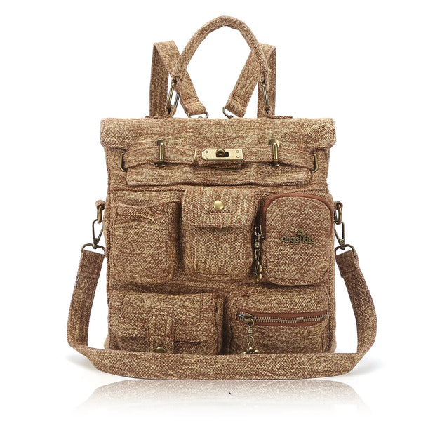 🎒 Angelkiss Denim Casual Backpack|Vintage Meets Function for Urban Women