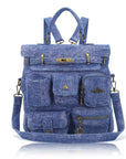 🎒 Angelkiss Denim Casual Backpack|Vintage Meets Function for Urban Women