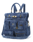 🎒 Angelkiss Denim Casual Backpack|Vintage Meets Function for Urban Women