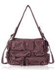 Trendy Multi-Pocket Denim Shoulder/handbag/tote bag