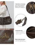 European Washed Denim Tote – 3-in-1 Handbag, Shoulder Bag & Wallet
