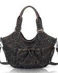 Classic Multi-Color Drawstring Rivet Vintage Shoulder Crossbody Bag