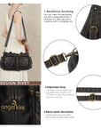Retro Soft PU Work Shoulder Bag