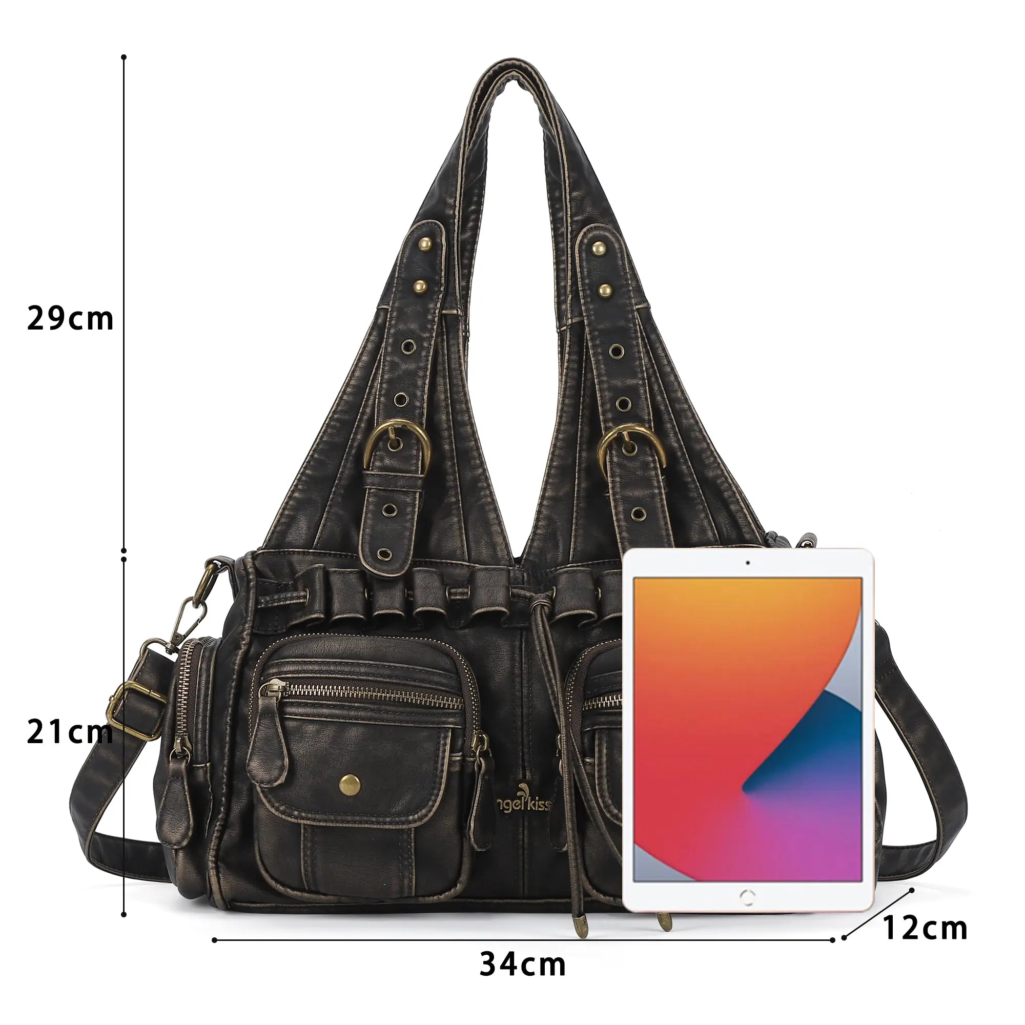 Retro Soft PU Work Shoulder Bag – Angelkiss Bag