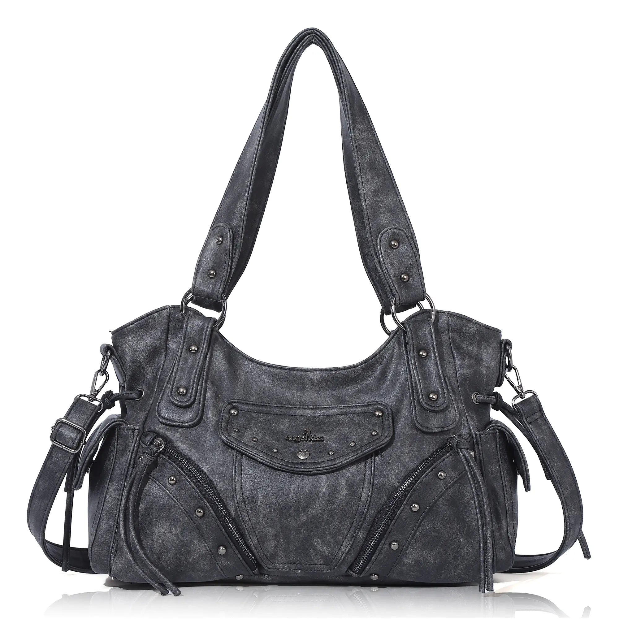 Vintage Textured Vegan Leather Bag – Subtle Luxury – Angelkiss Bag Vintage Textured Vegan Leather Bag – Subtle Luxury – Angelkiss Bag