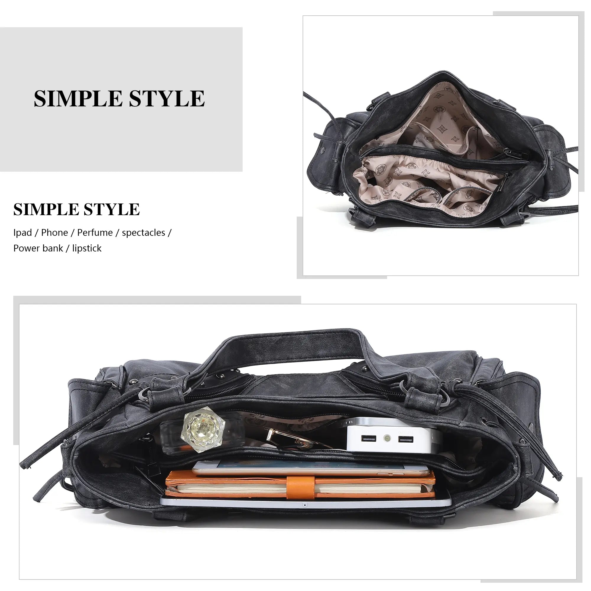 Vintage Textured Vegan Leather Bag – Subtle Luxury – Angelkiss Bag
