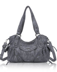 Vintage Textured Vegan Leather Bag – Subtle Luxury