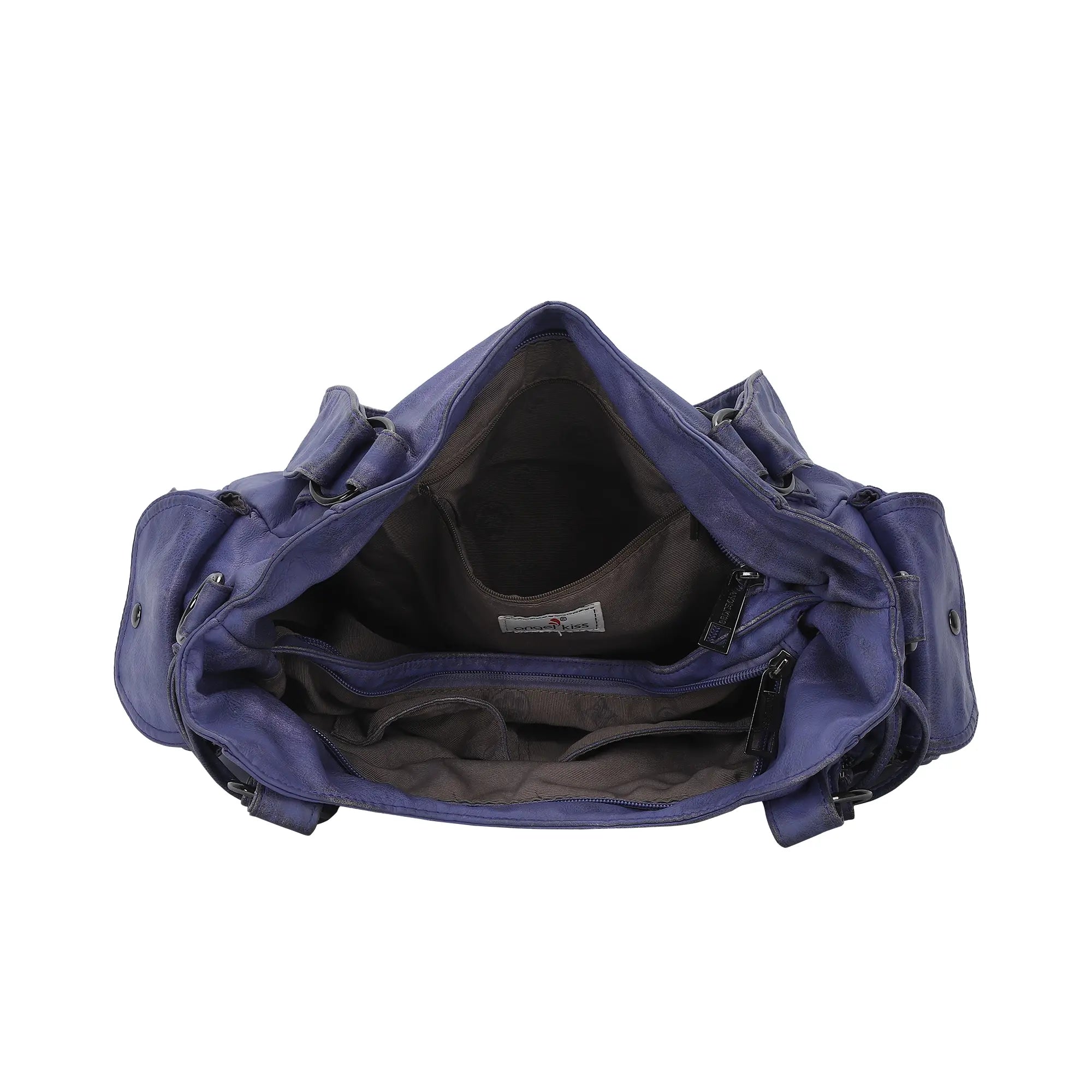 Faded Violet Vegan Leather Tote / Crossbody Bag