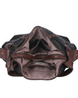 Modern Trendy Vintage Vegan Leather Hobo Tote Shoulder Bag