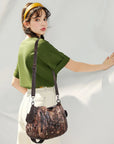 Vintage Slouchy Moto Shoulder Purse