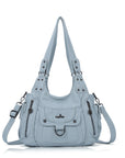 Vintage Slouchy Moto Shoulder Purse