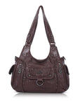 Vintage Slouchy Moto Shoulder Purse