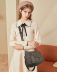 Vintage Slouchy Moto Shoulder Purse