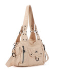 Vintage Slouchy Moto Shoulder Purse