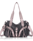 Shoulder Bag – Vintage Multi-Pocket Slouchy Design