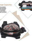 Washed PU solid color vintage large capacity shoulder bag