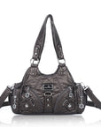 Retro tie-dye adjustable chic shopping tote