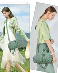Retro tie-dye adjustable chic shopping tote