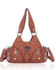 Retro tie-dye adjustable chic shopping tote