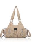 Retro tie-dye adjustable chic shopping tote