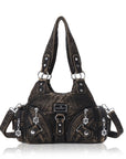 Retro tie-dye adjustable chic shopping tote