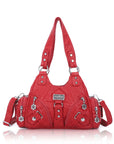Retro tie-dye adjustable chic shopping tote