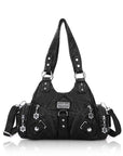 Retro tie-dye adjustable chic shopping tote