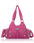 Retro tie-dye adjustable chic shopping tote