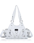 Retro tie-dye adjustable chic shopping tote